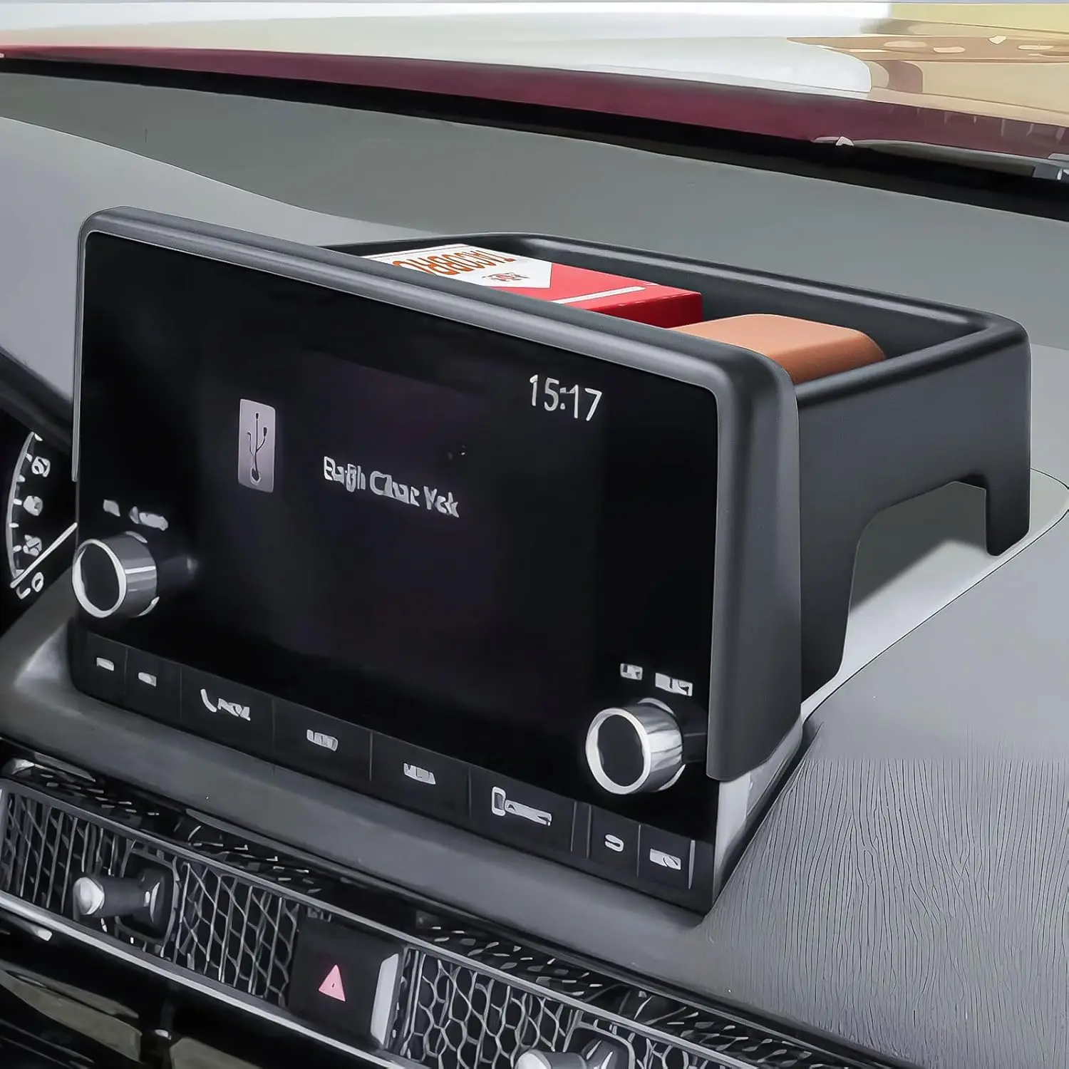 혼다 시빅 2022-2025용 대시보드 수납 정리함, 액세서리, 스크린 오디오 멀티미디어, 인테리어 센터 콘솔, 대시보드 장착형