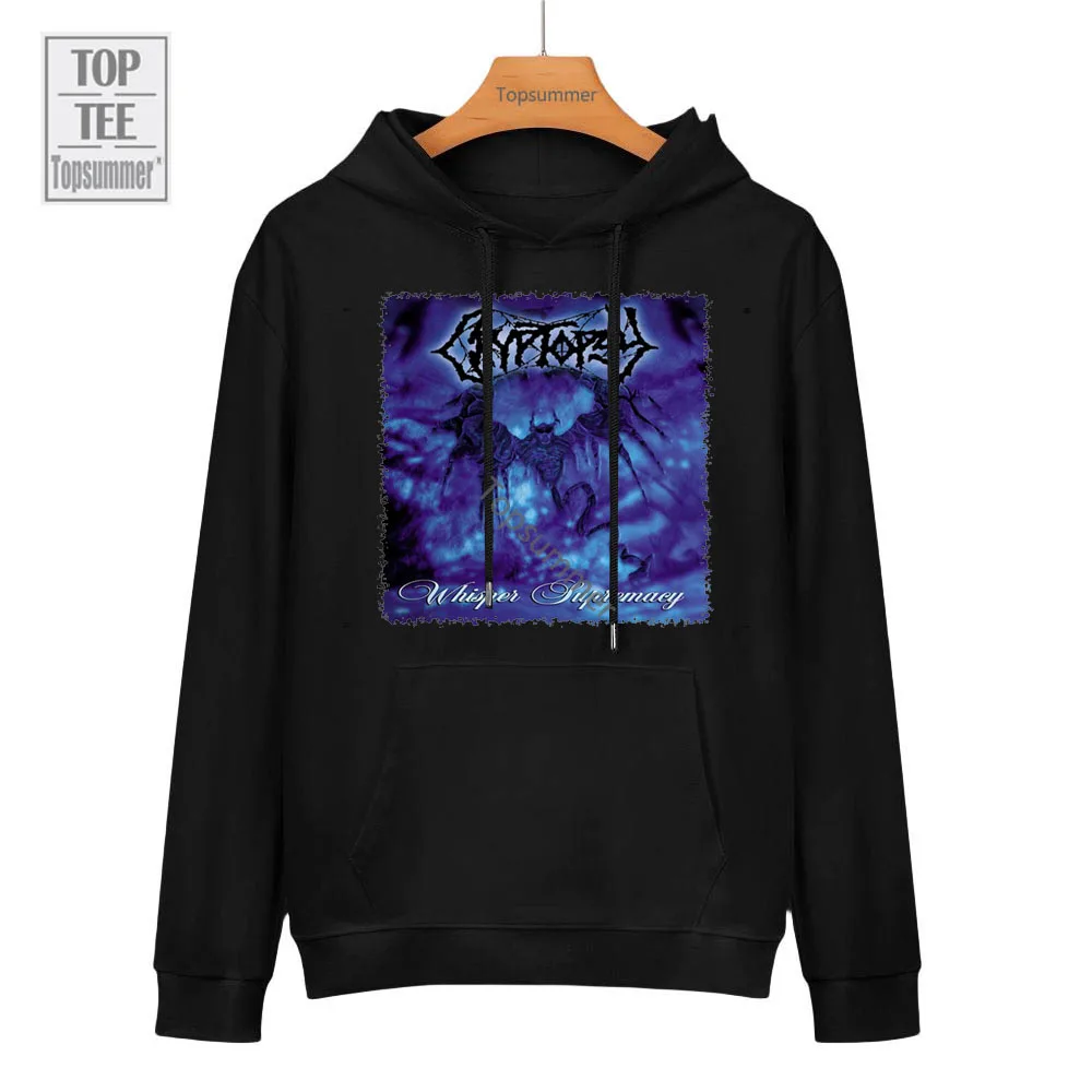 

Whisper Supremacy Album Sweatshirts Cryptopsy Tour Sweatshirt Mens Summer Streetwear Hoodie Graphic Print Tops
