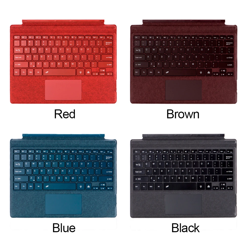 Microsoft Surface Keyboard Pro 3/4/5/6/7 BT 5.1 Colourful Backlit Magnetic Slim 10m Range Design for Surface Pro Keyboard
