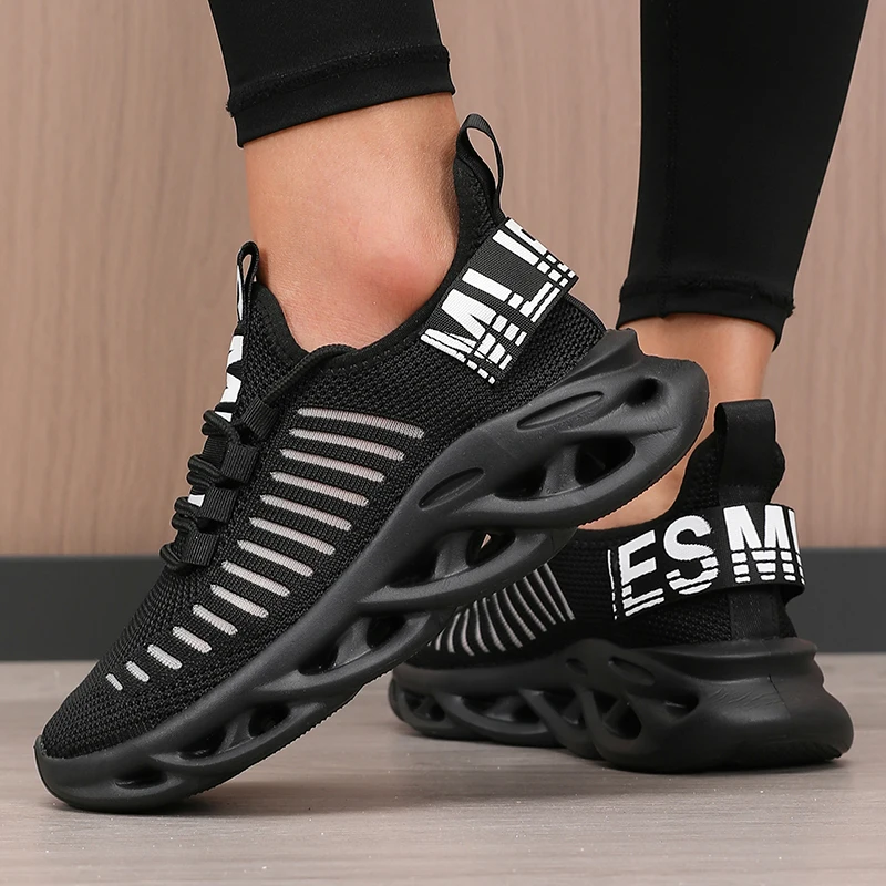 Fashion Women Shoes Platform Mesh Jogging Summer Outdoor Training Sneakers Lace Up Breathable Casual Hiking Shoes Tenis femenino