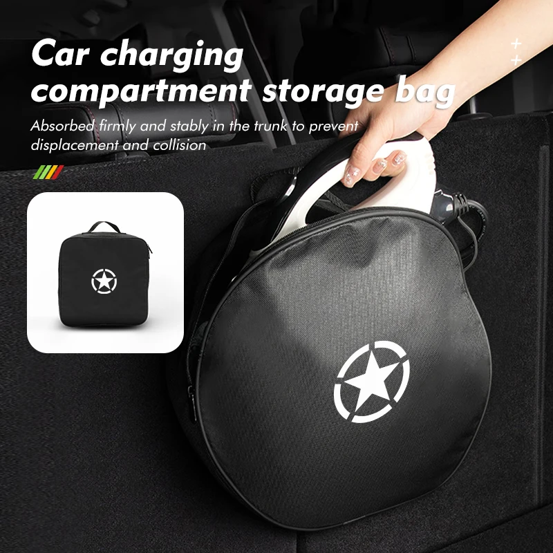 Per Jeep Car Oxford Cloth Ricaricabile Gun Storage Organizer Bag Patriot Renegade Wrangler Jk Jl Liberty Trailhawk