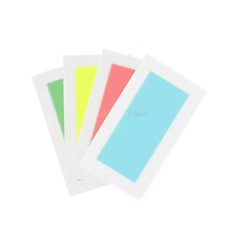 5pcs Multi Colors Professional Hair Removal Double Sided Cold Wax Strips Paper for Leg Body Face Wax Paper depilatory wax strips hair removal wax hair removal wax paper