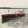 Wooden Ship Model Kit G5 900mm Handmade Wooden Boat Model Baby Bootlegger DIY Remote Control Ship Model  Speedboat Kit 1