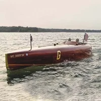 Wooden Ship Model Kit G5 900mm Handmade Wooden Boat Model Baby Bootlegger DIY Remote Control Ship Model  Speedboat Kit 1