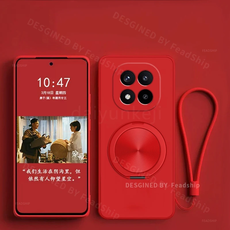 Silicone Phone Case with Magnetic Holder and Bracket