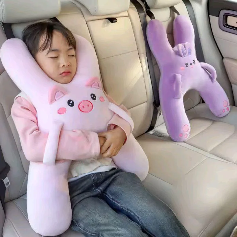 어린이용 카시트 수면 보조 베개, 머리 기울임 방지, 안전벨트 목 지지대, 안전..