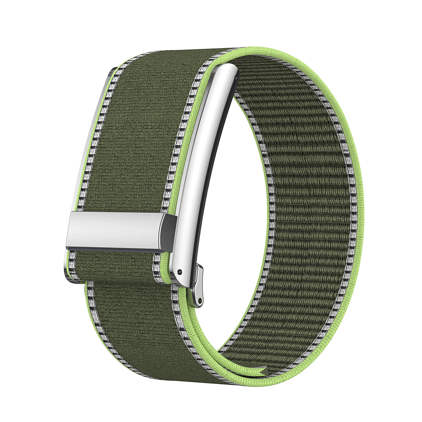 Adjustable Full-Coverage Nylon Strap with Leather Fastening - Water-Resistant Durable Armband Wristband