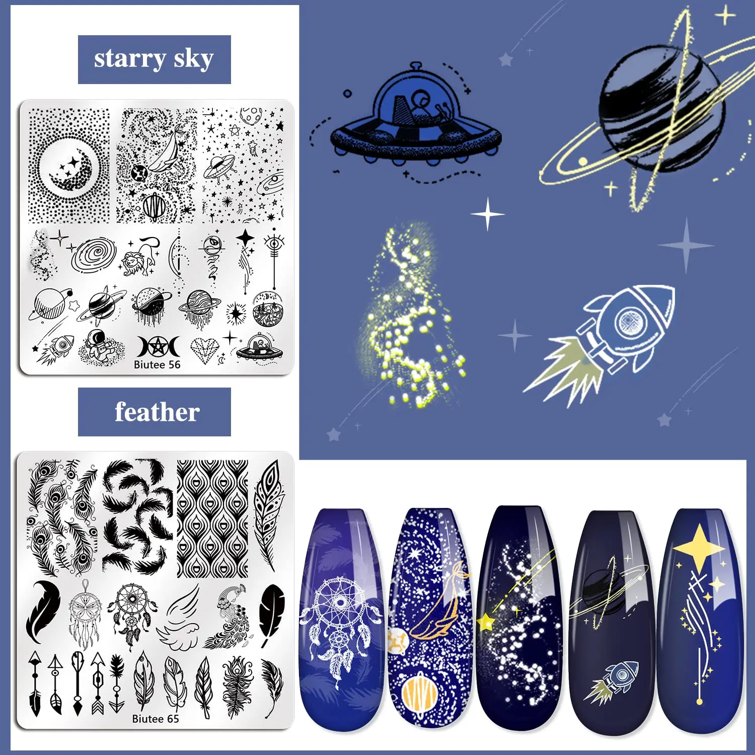 Biutee Nail Stamping Plates Template Tiger Zebra Leopard Print Animal Image Stainless Steel Stencil Nail Art Template Texture 4