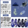 Biutee Nail Stamping Plates Template Tiger Zebra Leopard Print Animal Image Stainless Steel Stencil Nail Art Template Texture 4