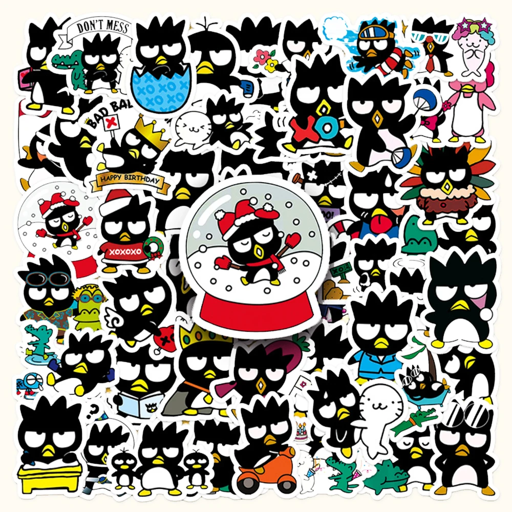

10/30/50 шт. милые Мультяшные наклейки Badtz-maru Sanrio забавные Пингвины аниме наклейки на телефон гитара блокнот граффити детские наклейки игрушка