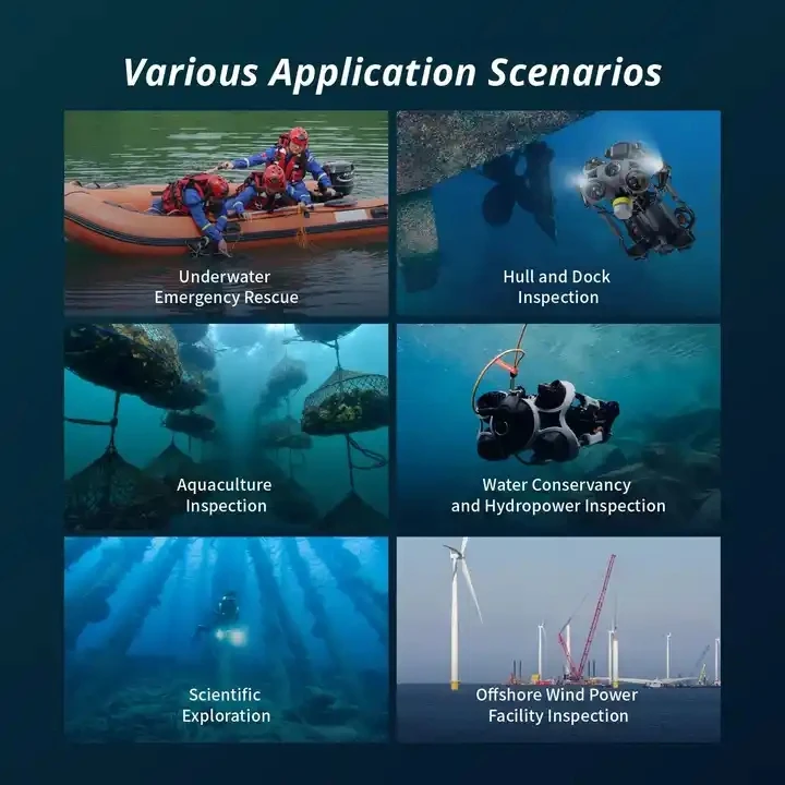 Professional Underwater 4k HD Video Underwater Salvage Inspection Robot Drone M2 PRO MAX 3 Professional Underwater 4k HD Video Underwater Salvage Inspection Robot Drone M2 PRO MAX - Image 3