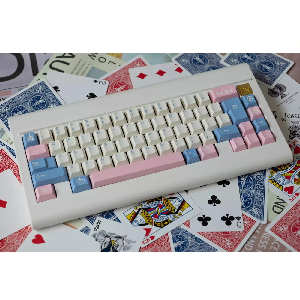 Amusement Park Keycaps Teclado Perfil Cereja Sublimação Dye Pbt Teclado Mecânico Interruptor mx Gk61 64 67 75 177 Chaves