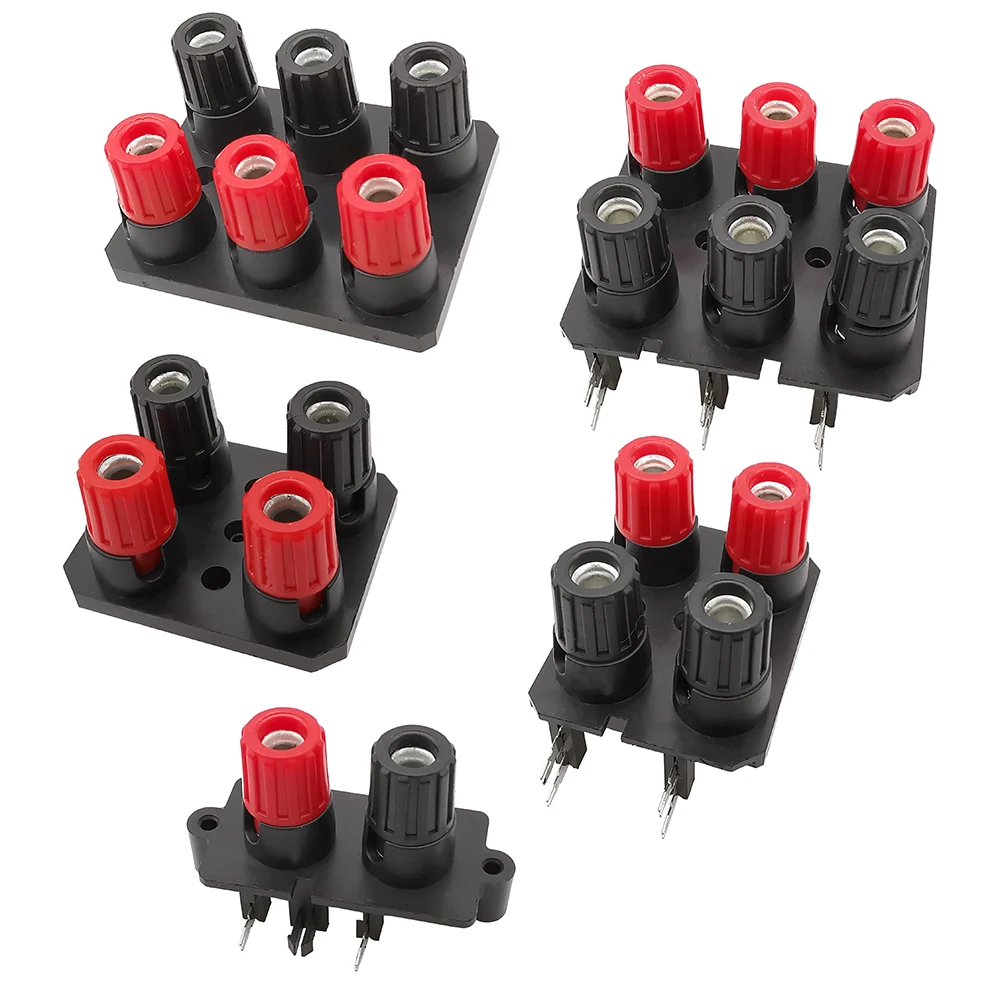 1Pcs246Position4mmBananaSocketExternalAudioJackSpeakerAmplifierScrewPostTerminal