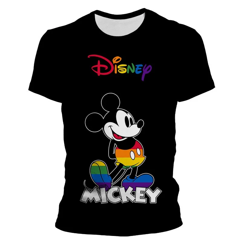 

Mickey Mouse 3D T Shirt Men Women Cartoon Anime Printed T-shirt Summer Short Sleeve Tops Cool Tees