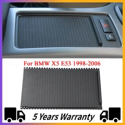 For BMW X5 E53 1998-2006 New Car Center Console Cover Slide Roller Blind Cover Water Cup Holder Curtain 51168408026 51168402941