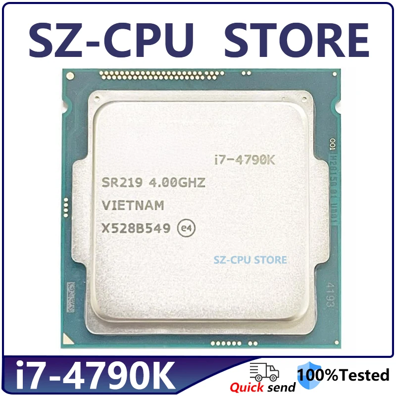 

Core i7-4790K i7 4790K 4,0 GHz б/у четырехъядерный восьмипоточный ЦПУ 88W 8M LGA 1150