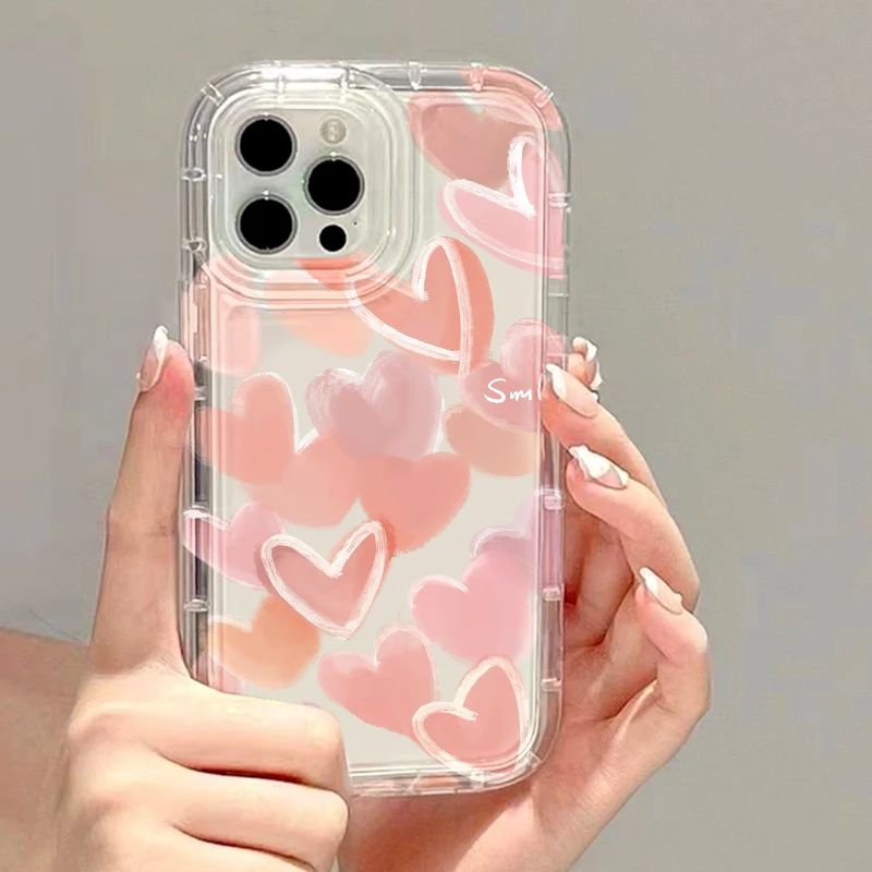 thumbnail image 1 of Love Heart Phone Case For Samsung A54 5g Case S24 S22 S23 Ultra A34 5g A52 A53 A24 A32 A14 A55 A23 A15 A05S A33 S20 S21 FE Cover, 1 of 5