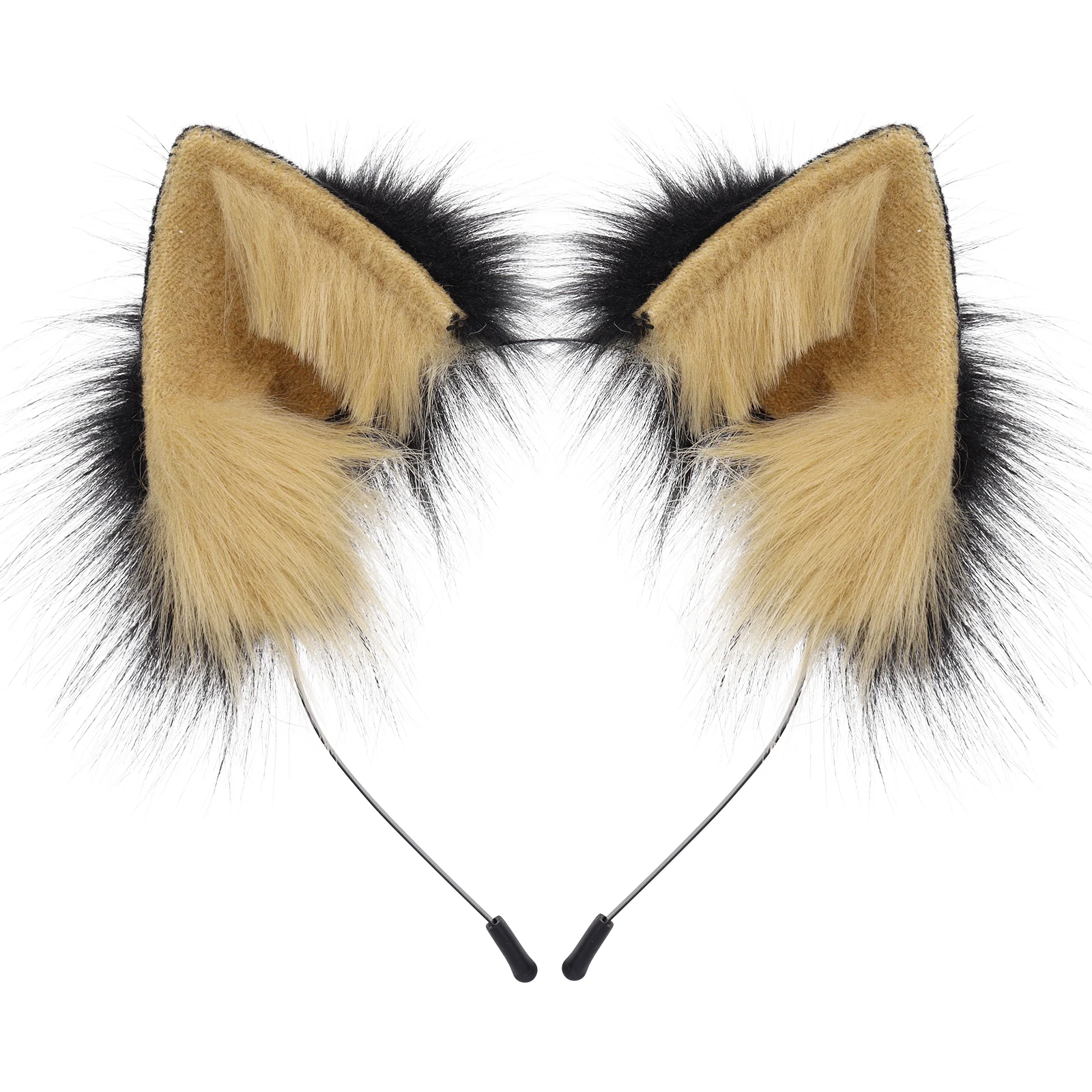 Luxurious Faux Fur Animal Ears Headband - Furry Cat & Fox Ear Costume Accessory