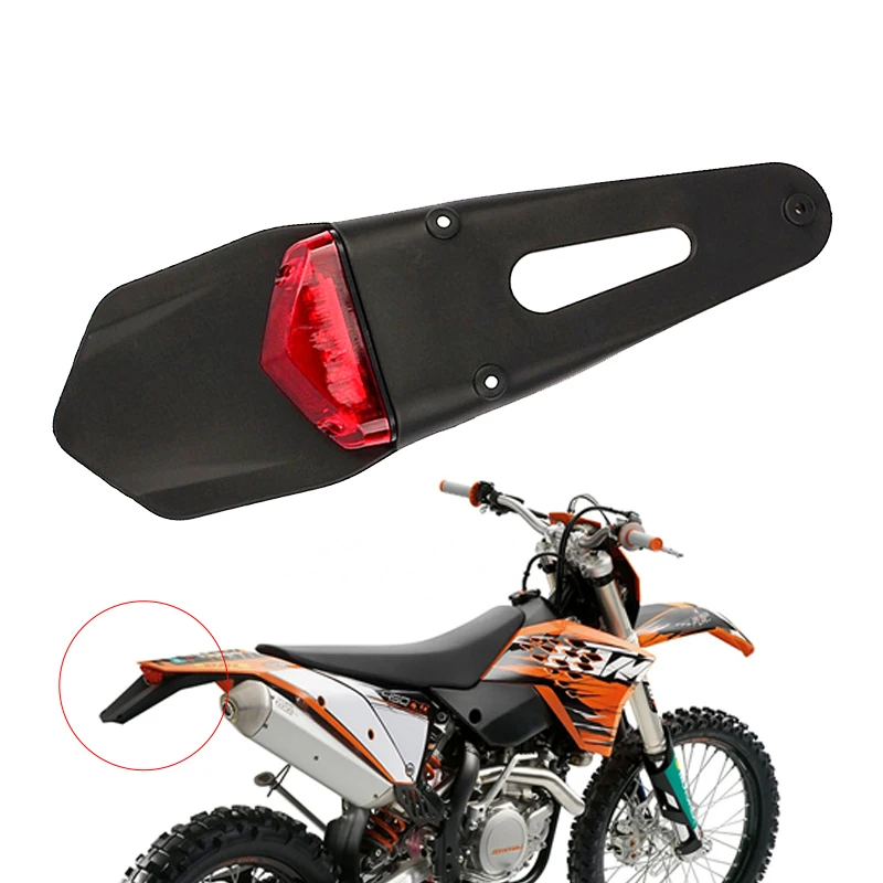 

Motorcycle LED Tail Light Rear Fender Brake Stop Taillight MX Trail Supermoto For KTM CR EXC WRF 250 400 426 450 Universal