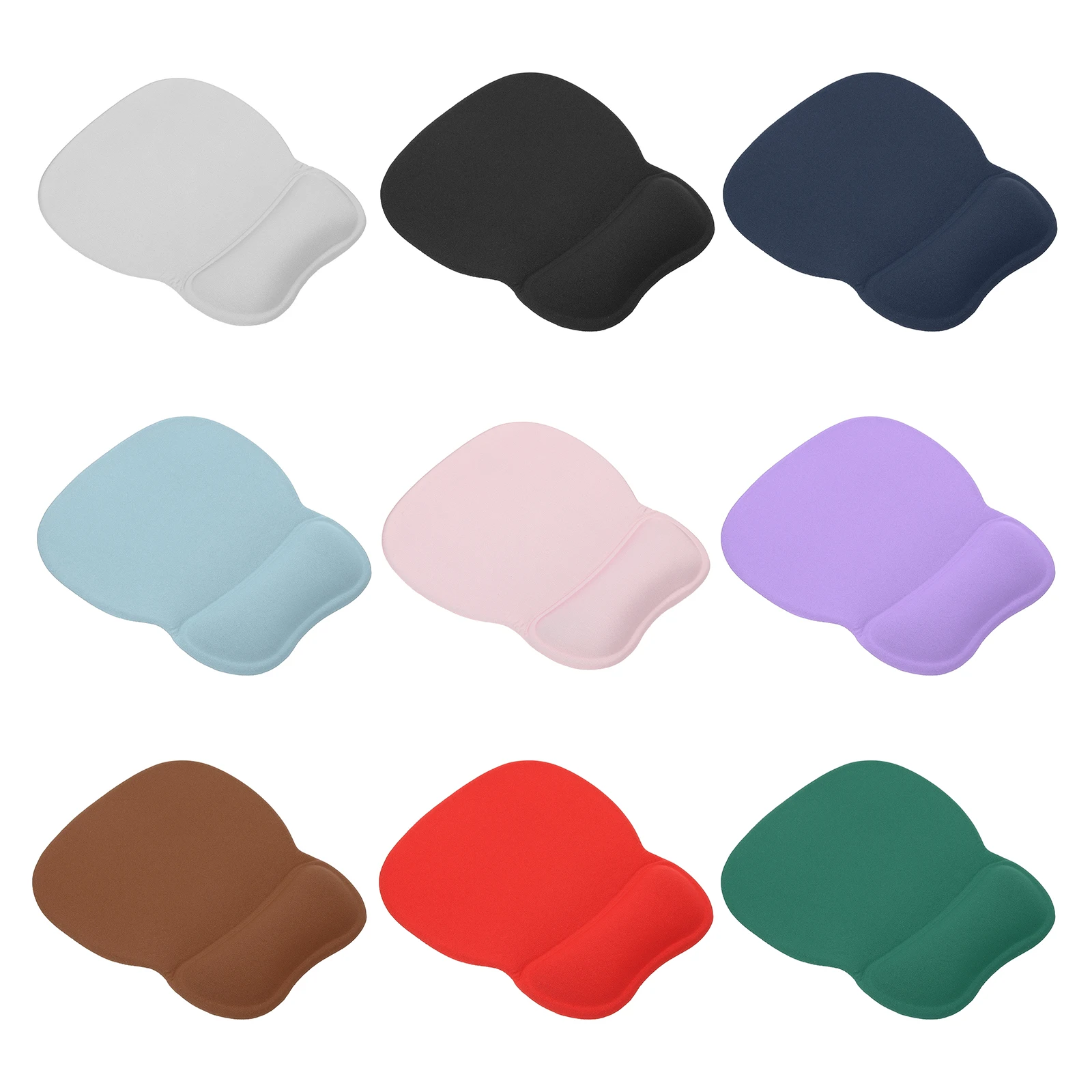 1Pc Gel Mouse Pad with Wrist Rest Ergonomic Mouse Pad Comfortable Memory Foam Non-Slip Base Soft for Computer Laptop Office Home