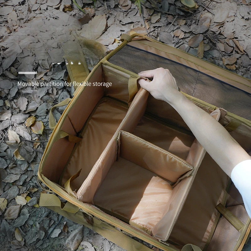 Heavy-Duty Camping Storage Bag-Large Capacity, Foldable & Durable for Outdoor Gear, Cookware & Tools-Perfect for Adventures!