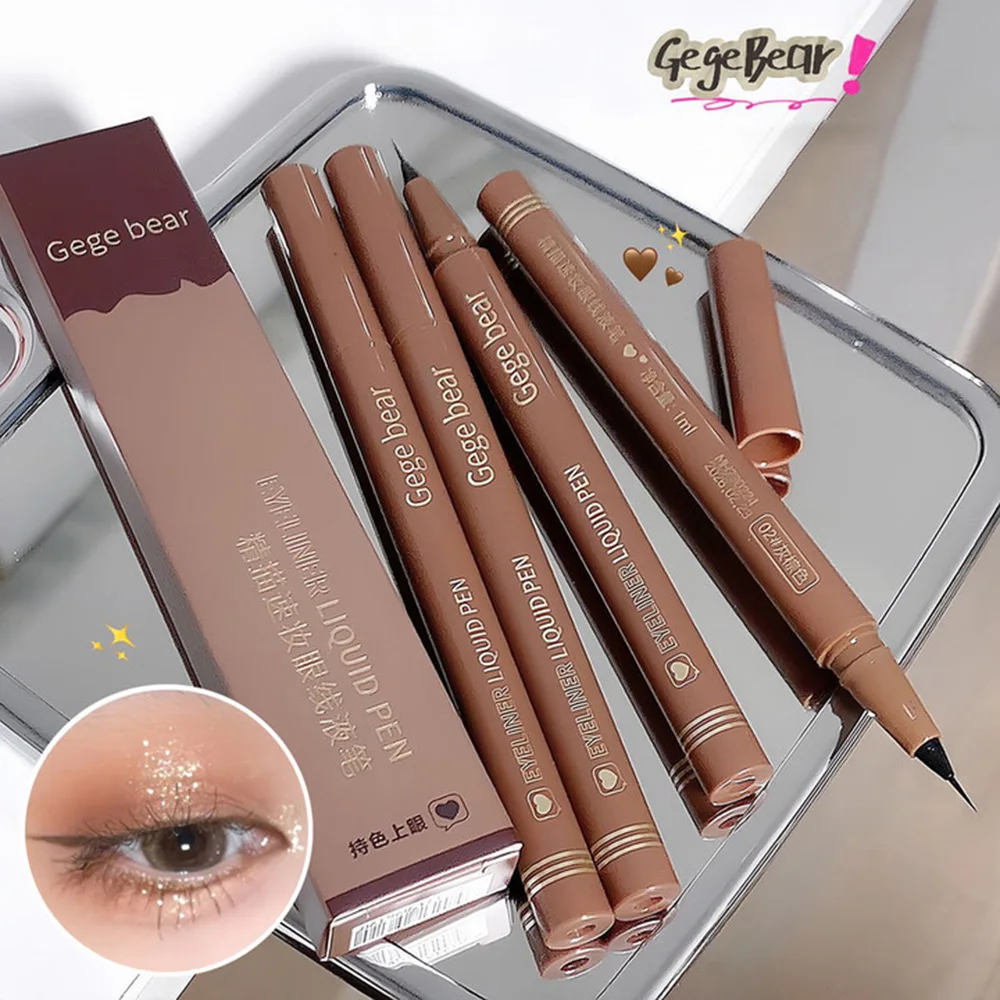 Gege Bear Liquid Eyeliner Pen Waterproof, Smudge-proof, Fast and Precise Makeup, Quick and Smooth Drying 2