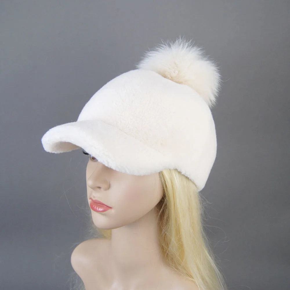 Women Winter Autumn Baseball Cap Containing 20%-30% Lamb Wool Hats Version Tide Warm Cap Plush Baseball Caps Cute,baseball cap