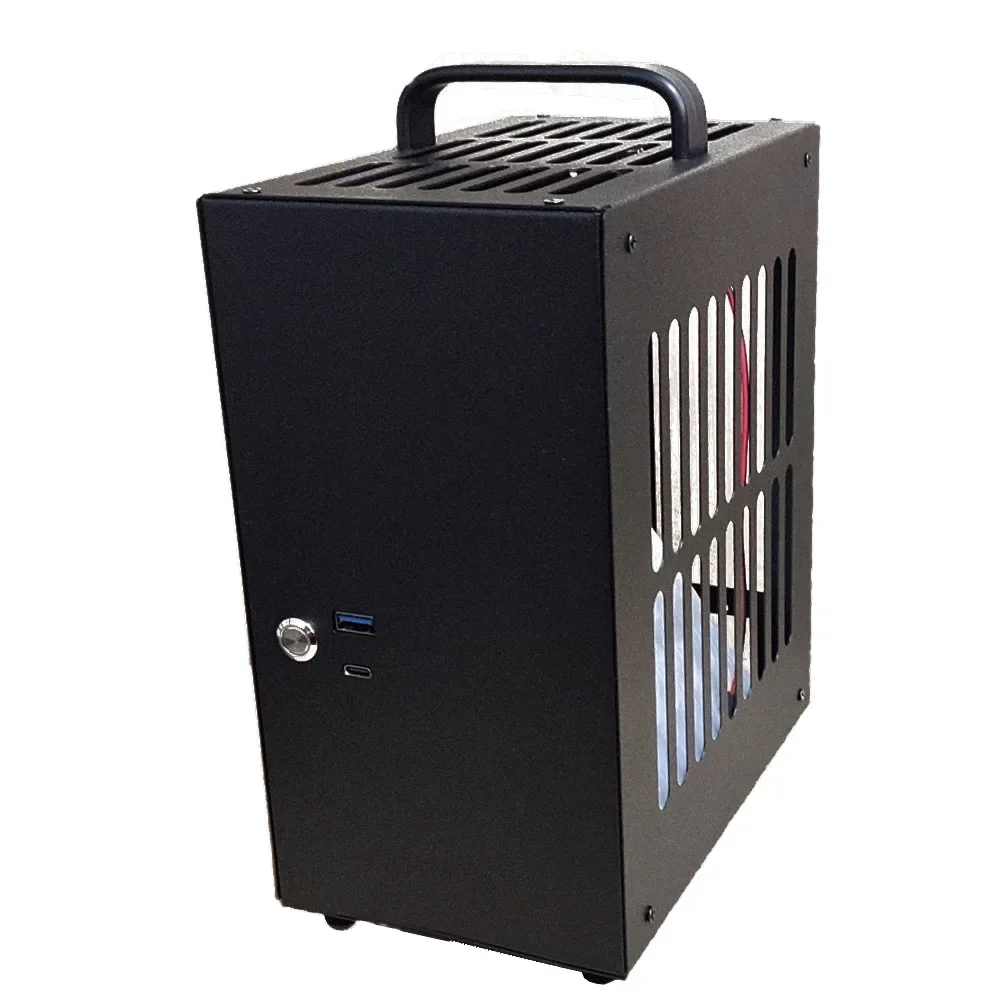 T39 4.9L A4 Chassis HTPC Mini ITX Game Computer Support 188mm Graphics Card 47mm Radiator Independent Display Case