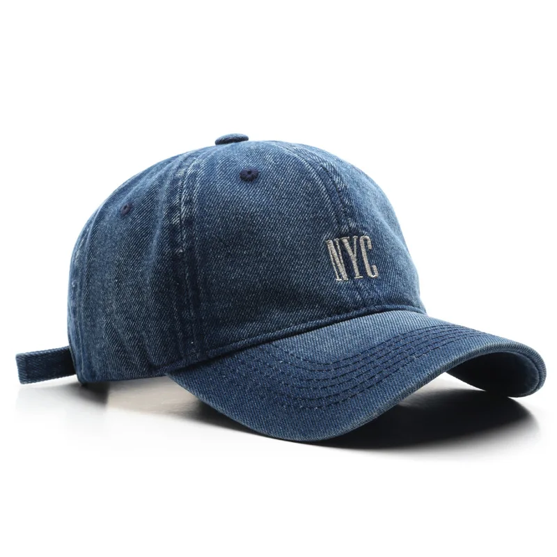 

New Fashion Solid Color Baseball Cap Perforated Letter Embroidery Logo Adjustable Casual Minimalist Outdoor Travel Cowboy Hat