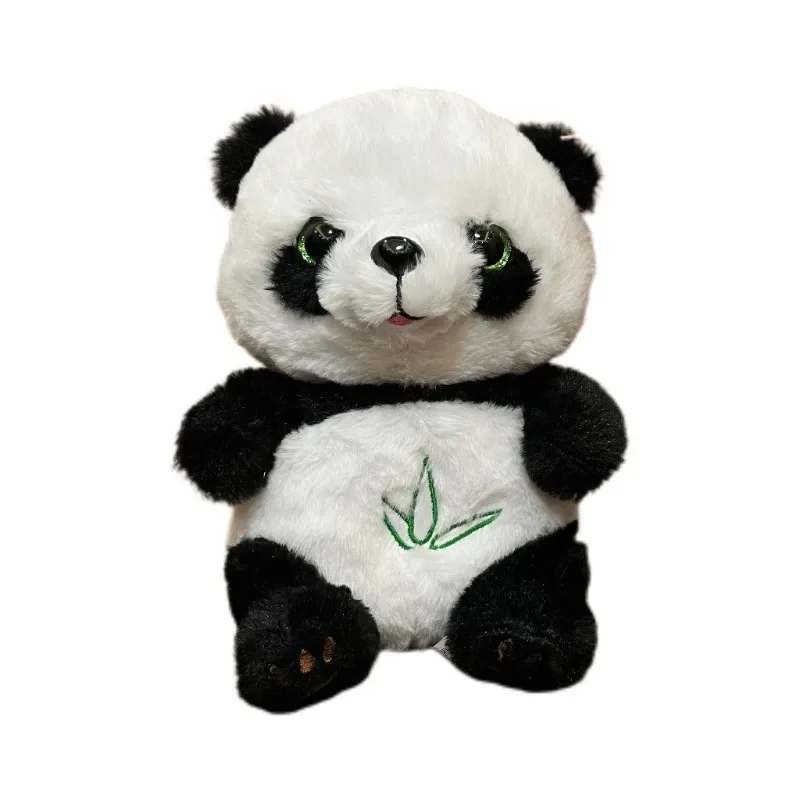 Baby Breathing panda Baby Soothing Plush Doll Toy Kids Soothing Music Sleeping Companion Sound and Light Doll Toy Gift plush toys