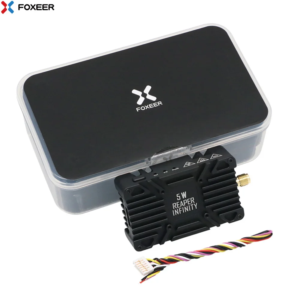 Foxeer Reaper Infinity 4.9G-6G Reaper Infinity 5.8G 5W 80CH VTX Build-in MicFan CNC Heat Dissipation Shell for RC FPV Long Range $107.04$125.93 -15%Free shipping4 × $26.76 with no interestSee previewSimilar items