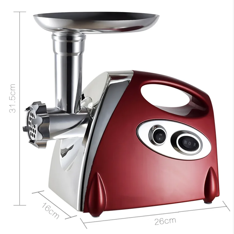 Electric Meat Grinders Stainless Steel Housing Heavy Duty Grinder Home Meat Mince Sausage Stuffer Food Processor 2