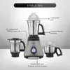 Mixer Grinder, 13 x 8.6 x 12.5 inches, Black, Silver 3