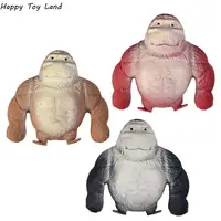 Funny Giant Gorilla Soft Rubber Toys Lala Happy Decompression Squishy Elastic Monkey Doll Creative Stress Relief Toys Gifts 1