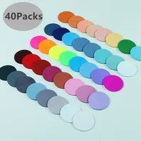 800 Sheets 40 Colours Waterproof Transparent Circular Sticky Note Pads Notepads Journal Student Stationery Office Supplies 1