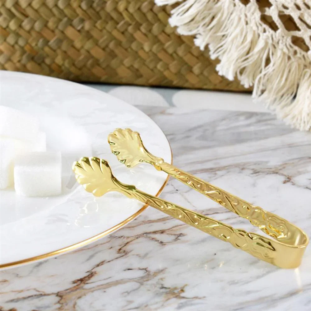 Party Small Bread Dessert Coffee Tea Food Serving Clip Cube Sugar Tongs Kitchen Accessories Ice Tongs