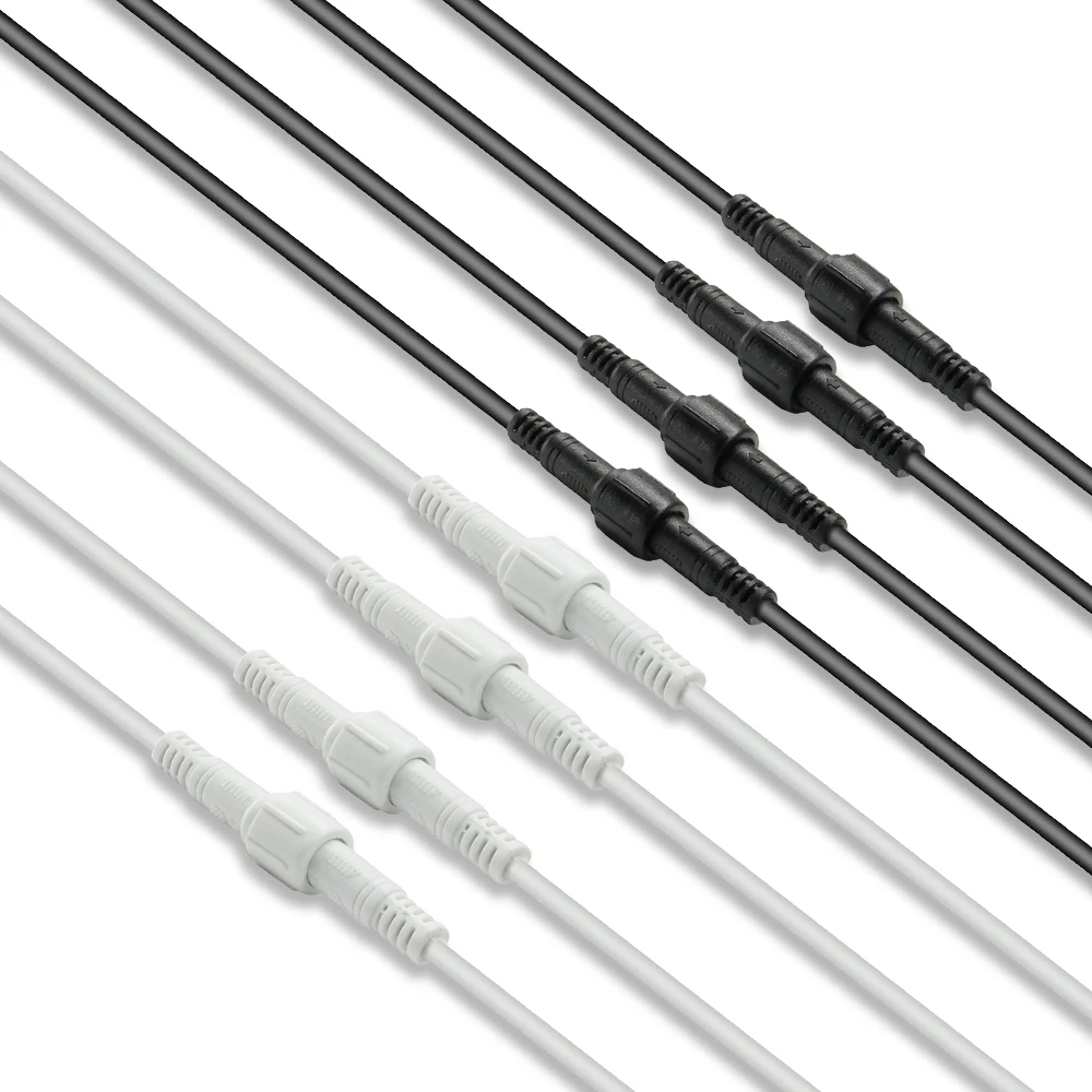 2Pin3Pin4Pin5PinPairsofMale&FemaleLedWireCableConnectorWaterproofIP68BlackWhiteForWS2811WS2812BLightingStrip-AliExpress