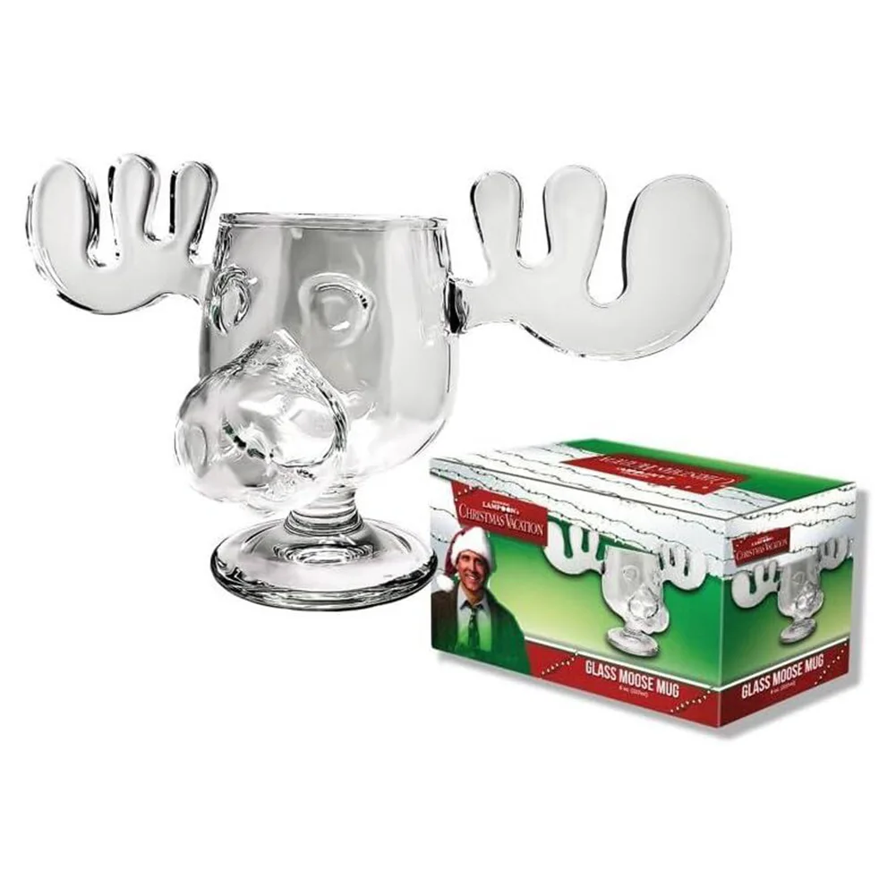 240ml Glass Moose Mug Christmas Vacation Movie Mug Coffee Mugs Cups Wine Beer Water Juice Milk Glasses Drinkware