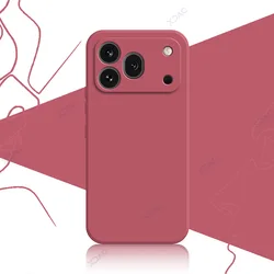 Minimalist Liquid Silicone Phone Case with Camera Protection and Slim Design for Honor 600 (Camellia)