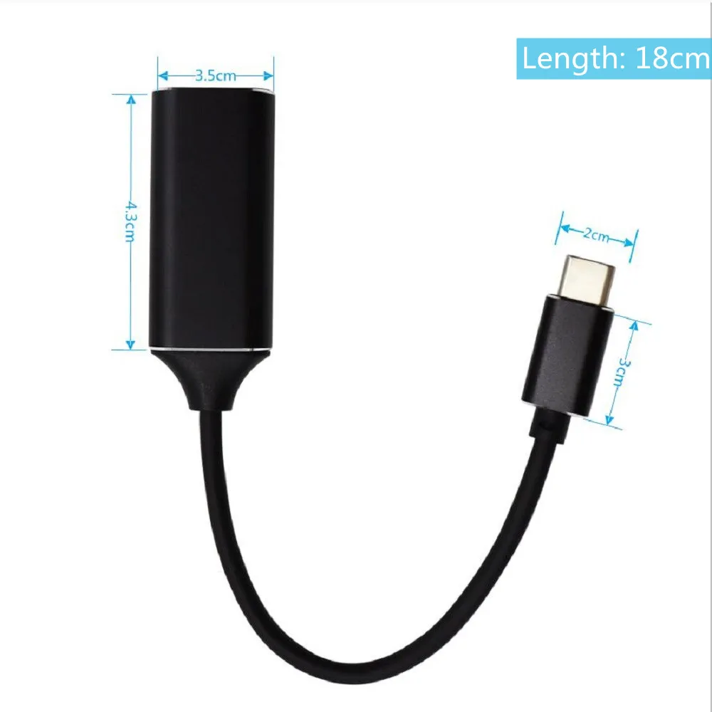 4K USB-C to HDMI Adapter Converter - Type C to HDMI-Compatible for High-Resolution Display