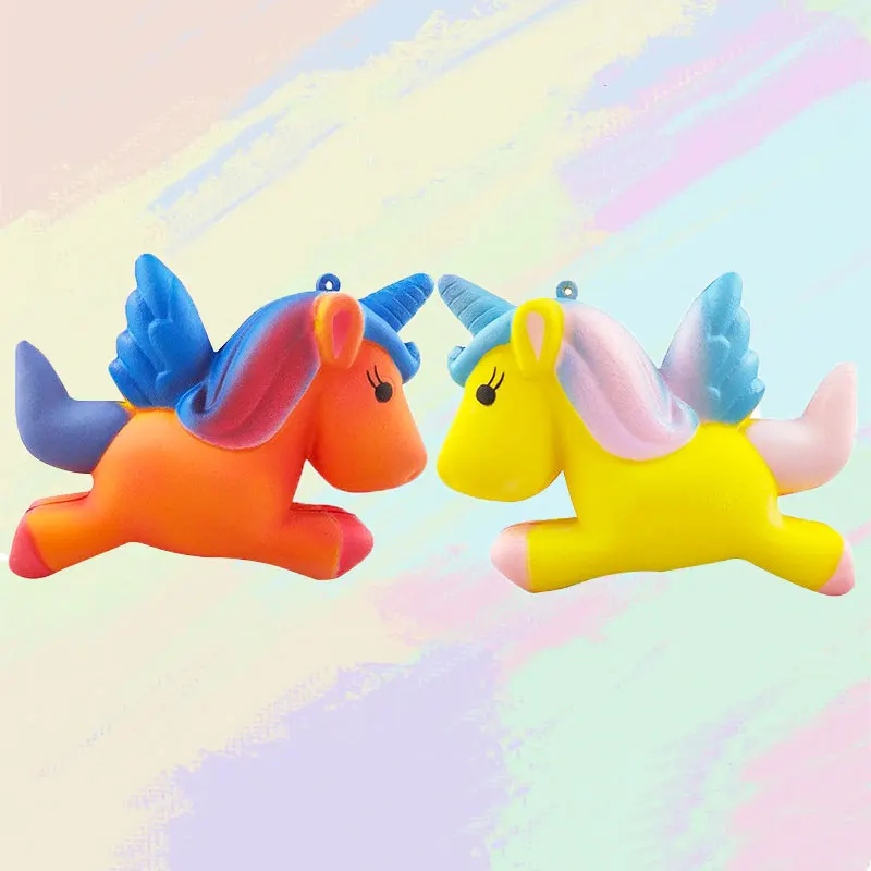 

Decompression Toys Squishy Slow Rebound Warm Color Changing Unicorn Animal Pegasus Squeeze Soft Sticky Stress Relief Gifts ZG202