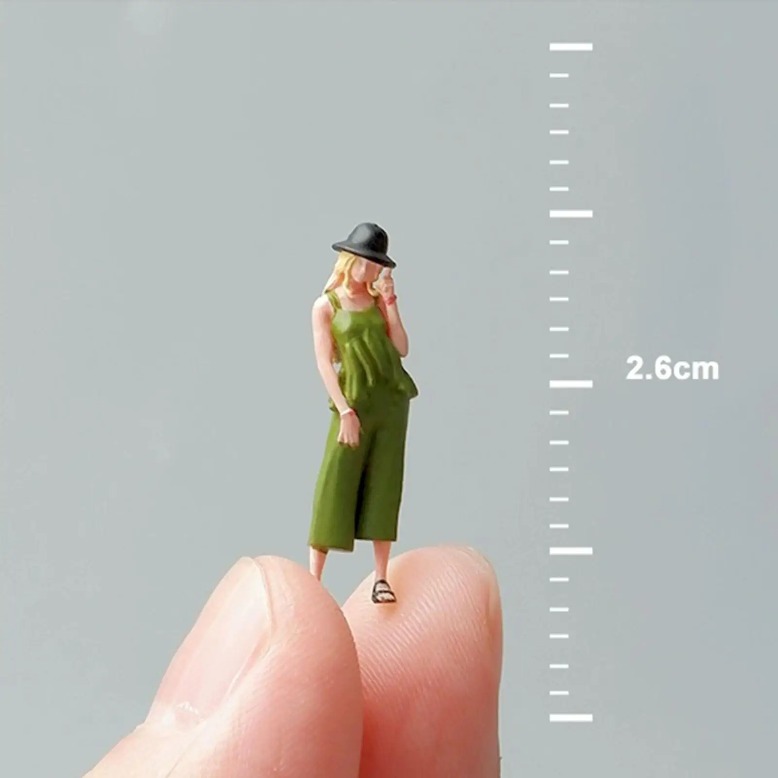 Female Doll Mold Countertop Decorative Miniature Character 1/64 Figure Toy