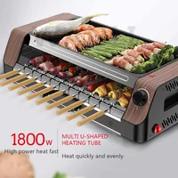 Multifunctional Electric Barbecue Grill Household Kitchen Appliances Smokeless Barbecue Machine Nonstick Bakeware Electric Stove 1