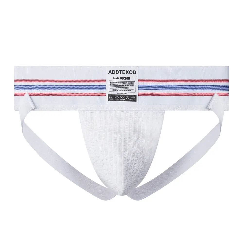 JOCKMAIL Intimo da uomo sospensorio atletico sostenitore arcobaleno uomo sospensorio confortevole intimo sportivo da uomo, Arancione, M
