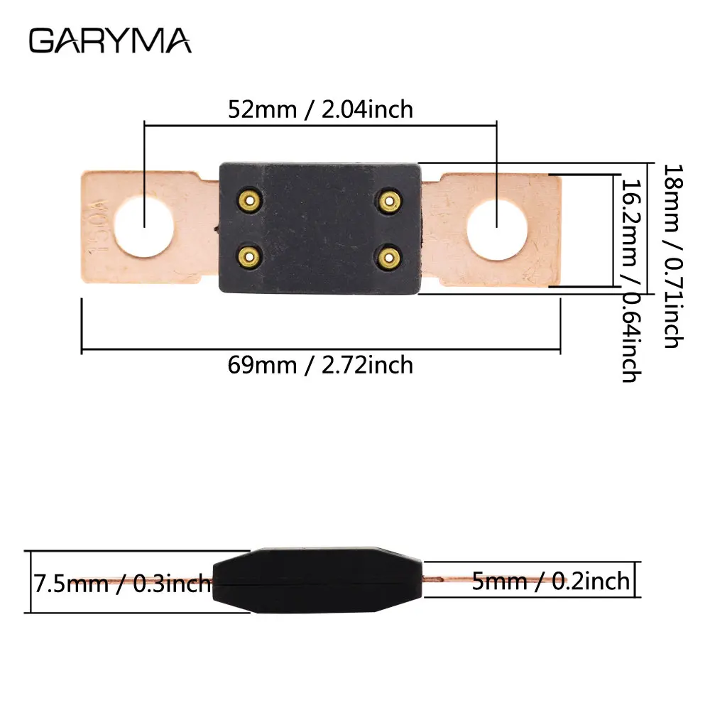 ANM Car Automotive Truck Fuses Bolt-on Blade Fuse 0298 Blow 40A 50A 60A 80A 100A 125A 175A 150A 200A 250A 300A 400A