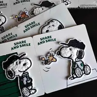 Adorable Cute Snoopy Felt Embroidered Stickers