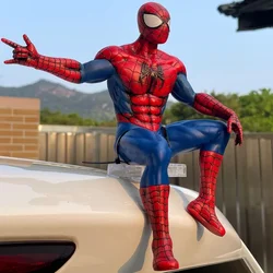 Red and Blue Spider - Man Action Figure with Battle Suit - 24cm Anime - Inspired Collectible Ornament (Spider Man Buckle)
