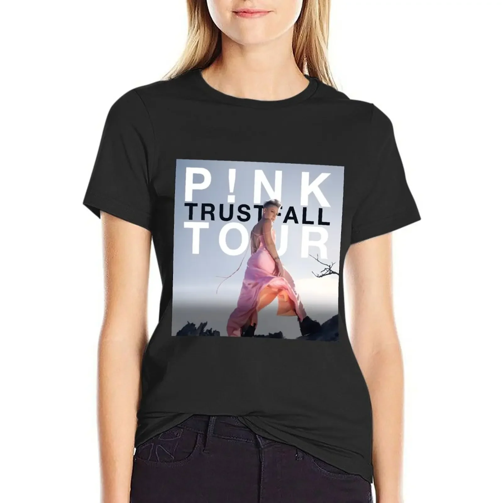 

Trustfall T-Shirt anime clothes cute tops tees oversized t shirts for Women