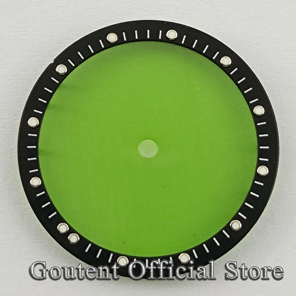 Goutent Elegant Black Blue White Perspective Dial with See-through Design for Automatic Movement Watches