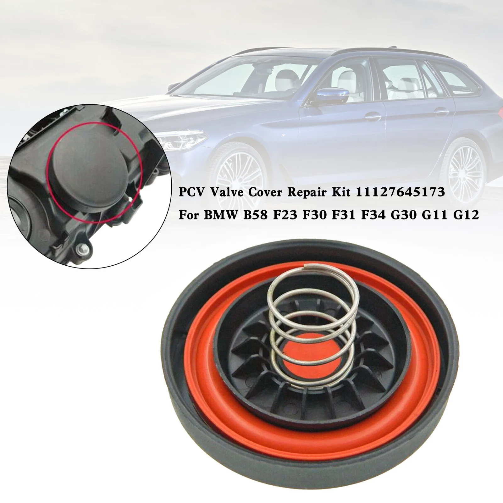 

Комплект для ремонта крышки клапана Areyourshop PCV 11127645173 для BMW B58 F23 F30 F31 F34 G30 G11 G12